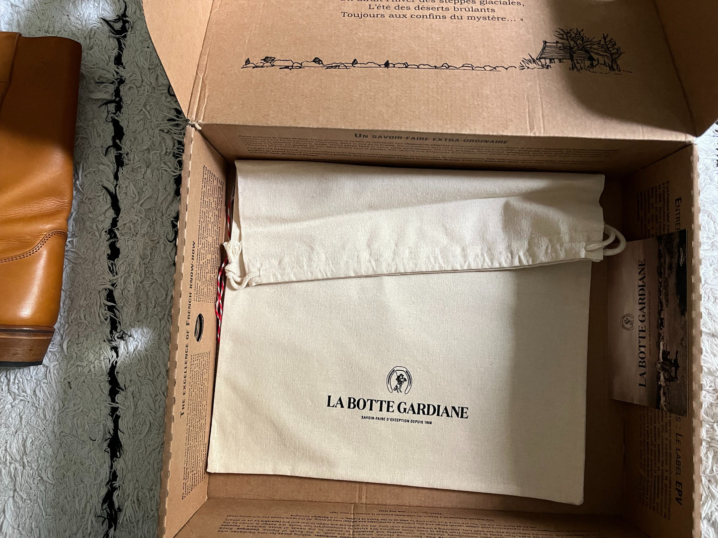 GARDIAN CAMARGUE BOOTS NATURAL