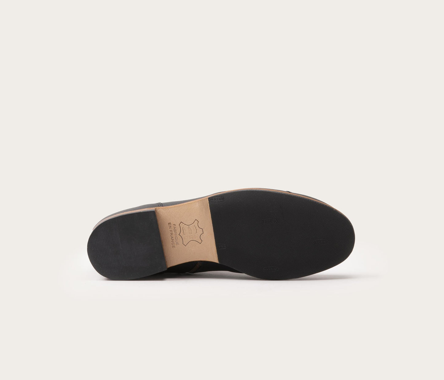 Armelle Chaussure zip Femme Souple Noir