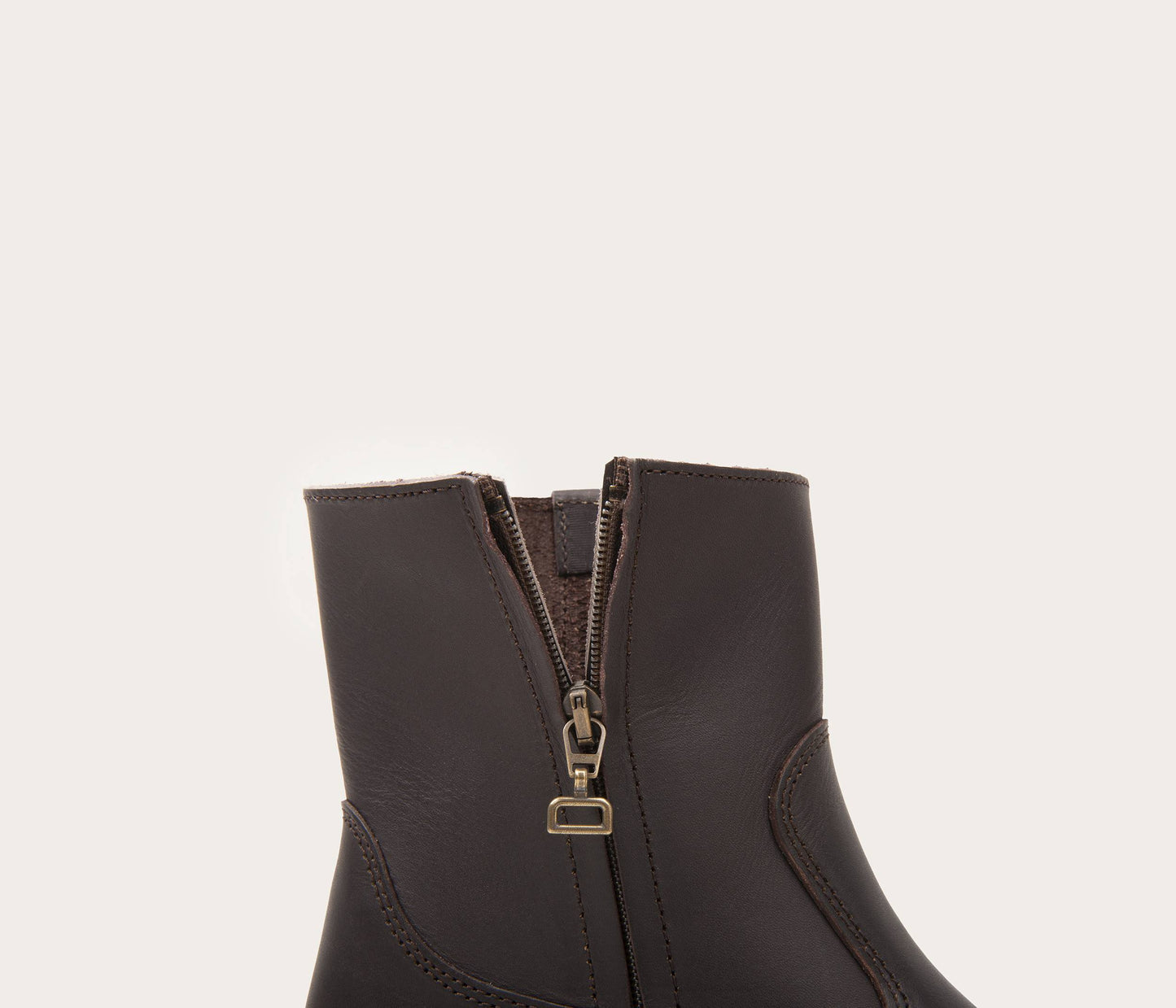 Camille Bottine Zip Homme Café