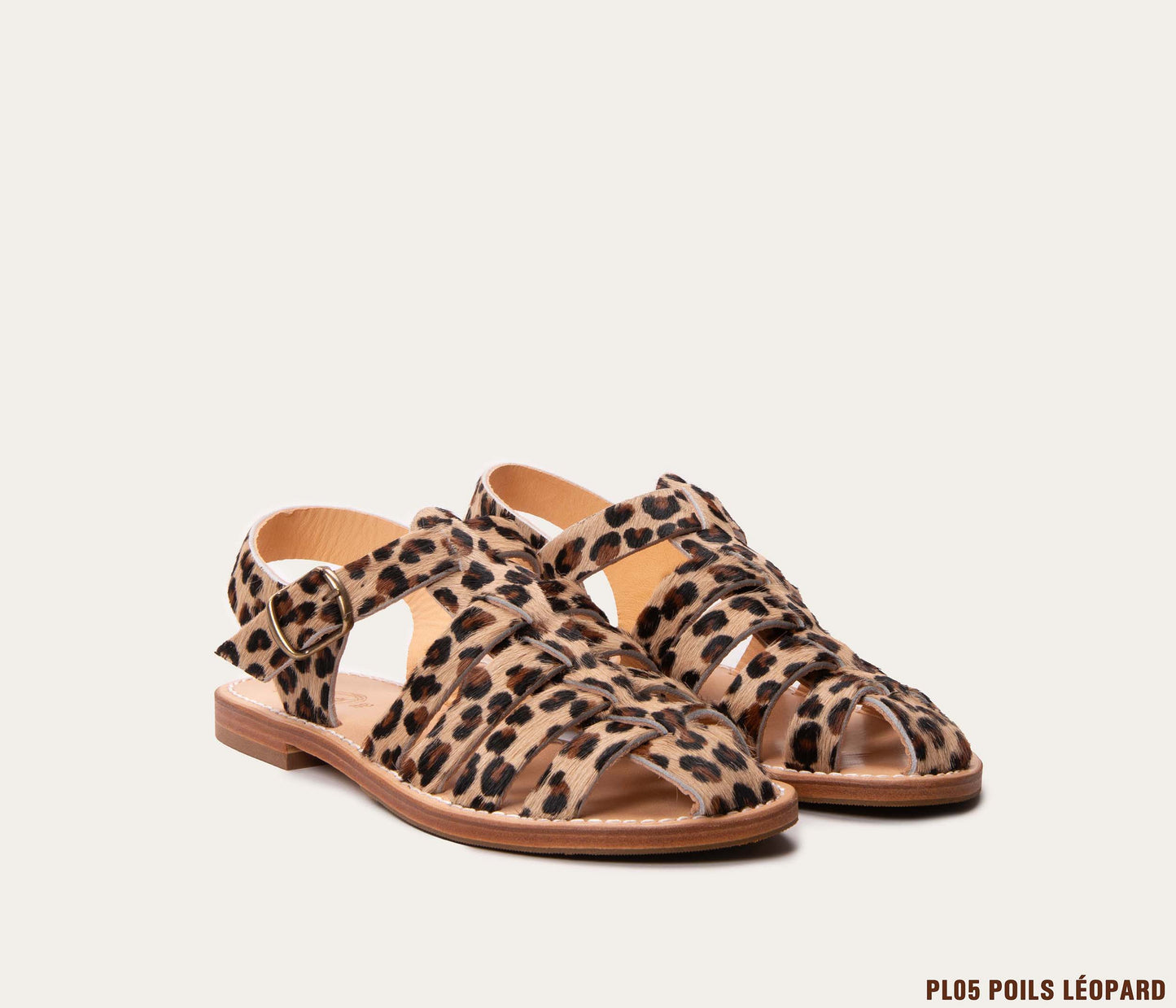 sandale cuire femme, sandale léopard femme, sandale cuire, cuire chaussure