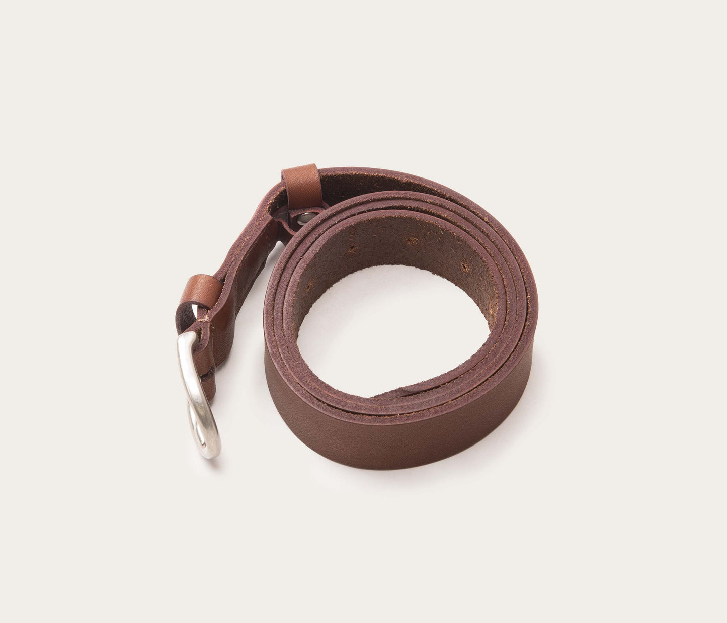 Ceinture 25mm en cuir marron