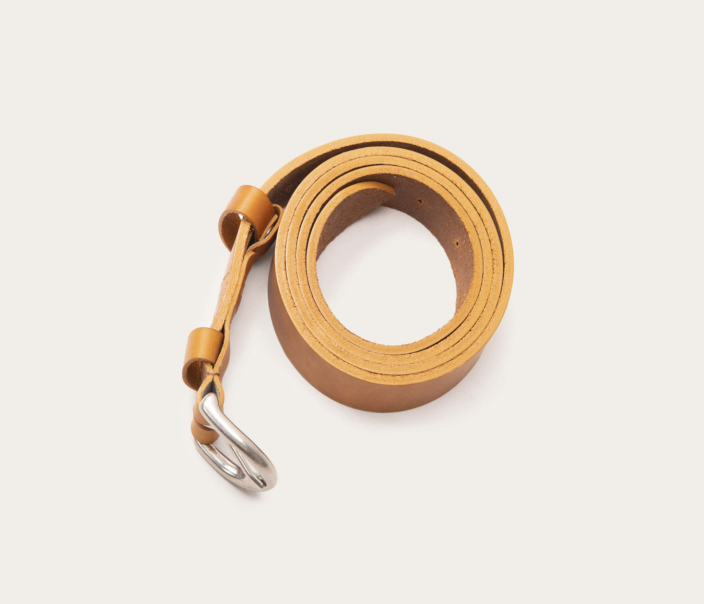 Ceinture 25mm en cuir naturel
