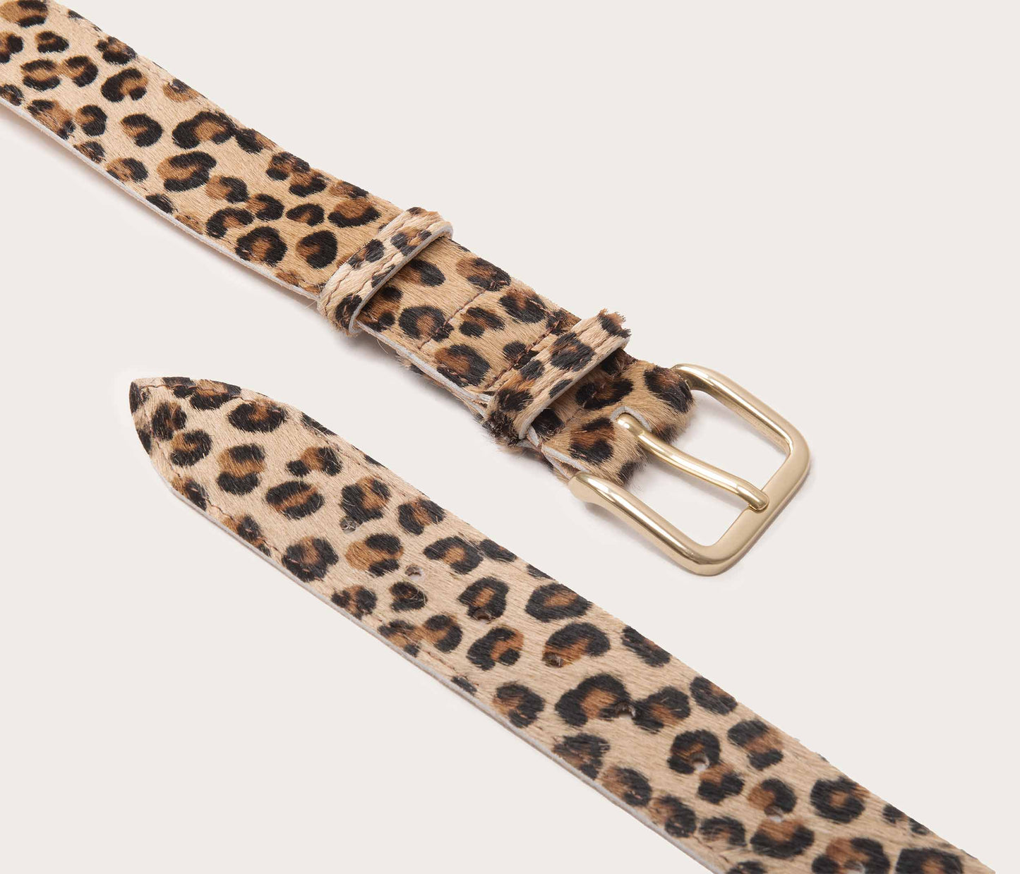 ceinture 35mm en cuir motif animal, ceinture artisanale en cuir poils, ceinture panthere, ceinture leopard, ceinture poils leopard, hairy belt, leopard belt ceinture poils en cuir