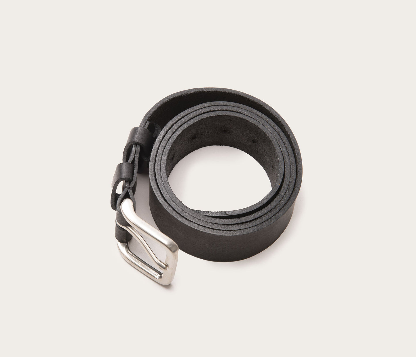 Ceinture 35mm en cuir noir