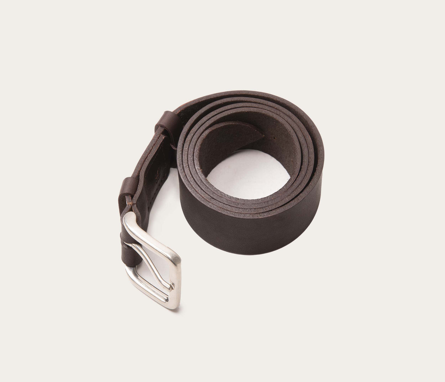 Ceinture 35mm en cuir café