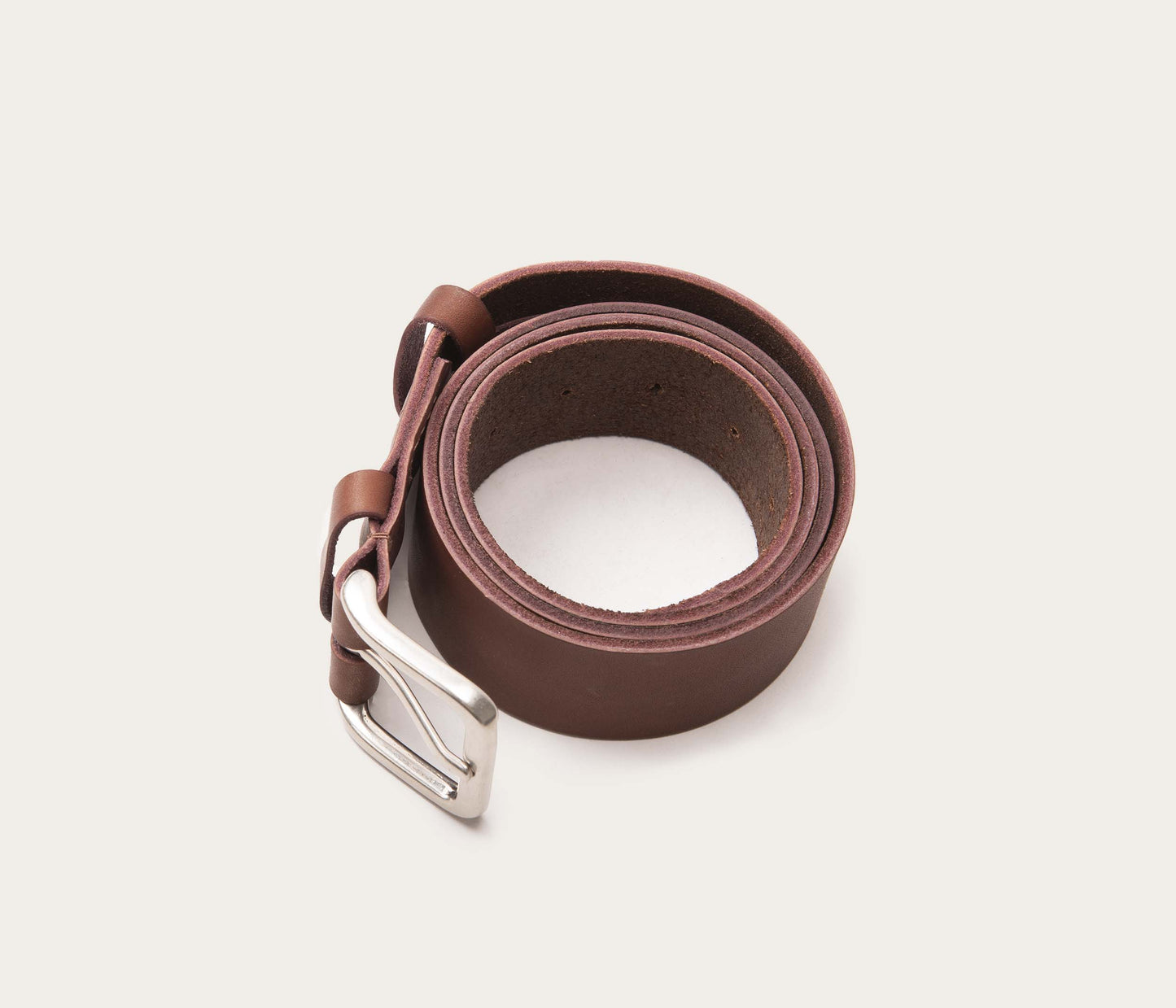 Ceinture 35mm en cuir marron