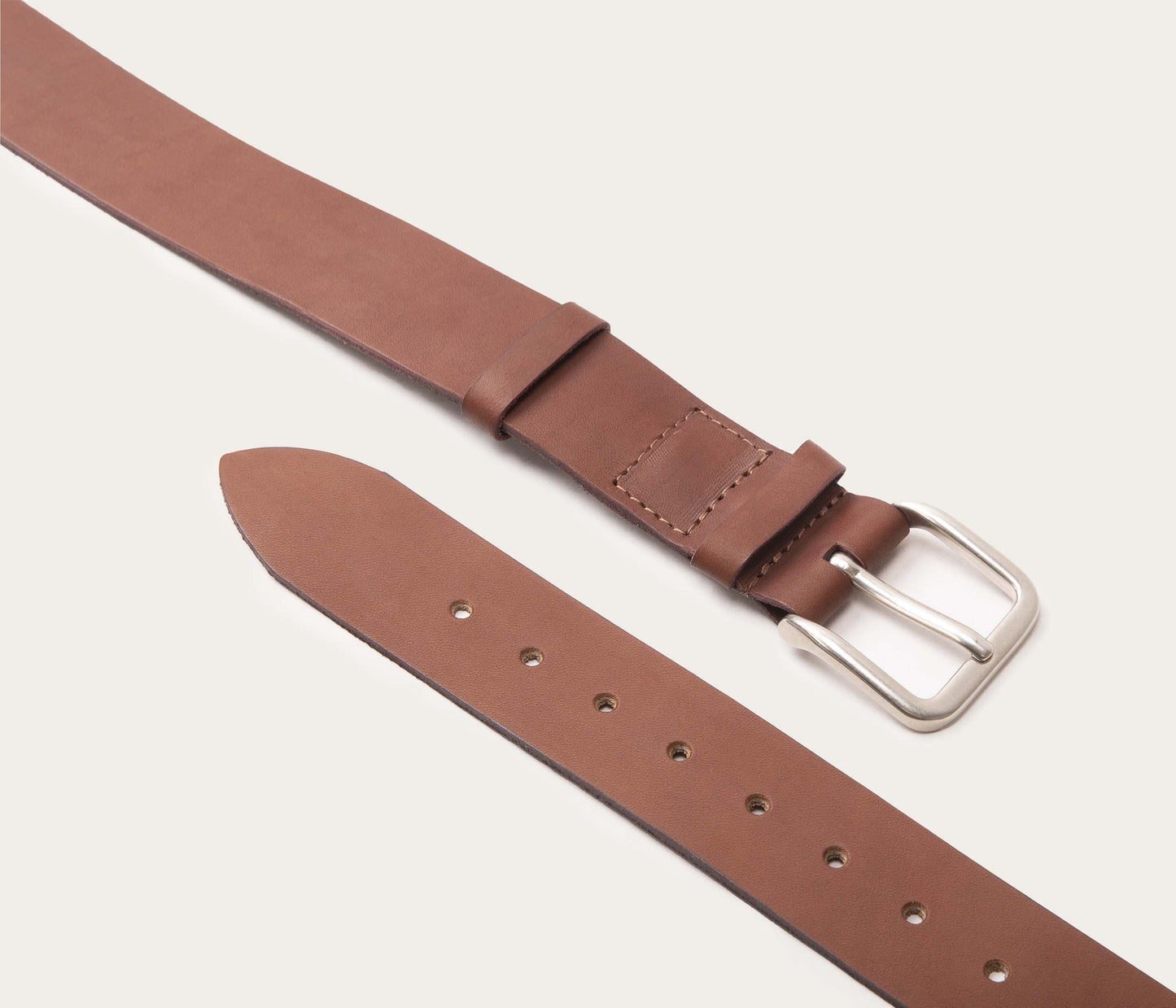 Ceinture 35mm en cuir marron