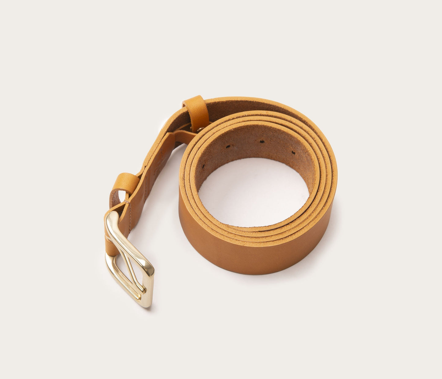 Ceinture 35mm en cuir naturel