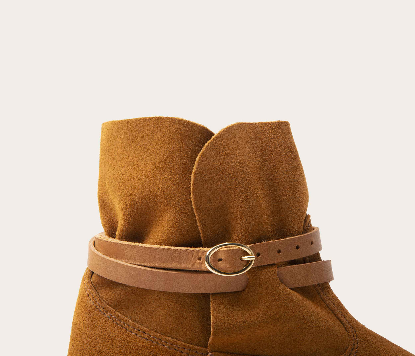 Chelby Bottine Femme Velours Ecureuil