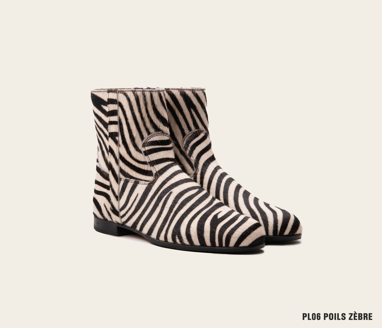 bottine cuir zebre personnalisé, bottine pour femme personnalisé, bottine pour femme, bottine sur mesure en cuir, bottine femme en cuir motif zebre, bottine personnalisé.