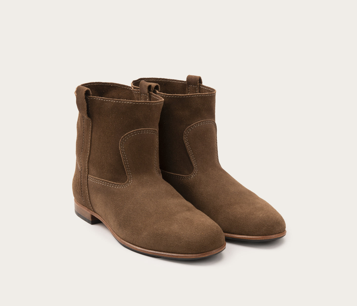 Elsa Women's Ankle Boots Velvet Taupe
