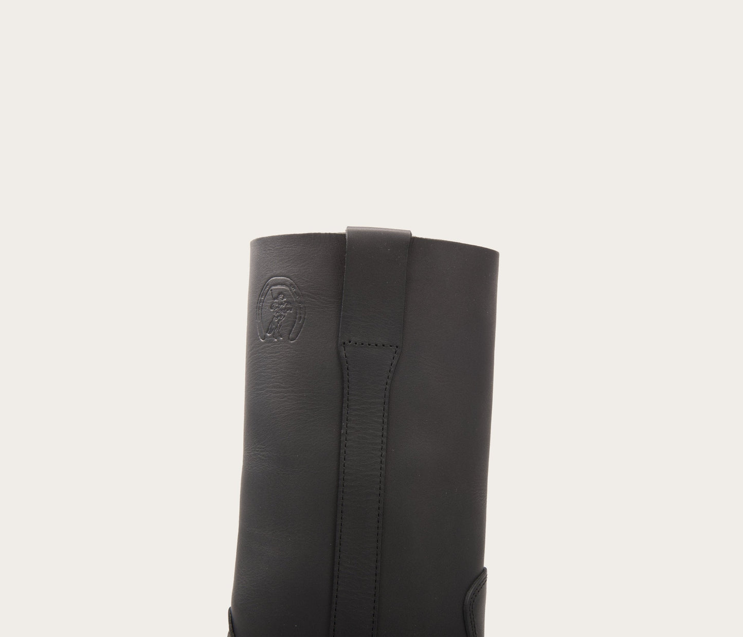 tige de botte camarguaise, gardian, guardianne, guardin, pour le gardian, french cowboy boots, botte française, made in France, fabriquant de botte, fabriquant français chaussure, chaussures noire, bottes de travail