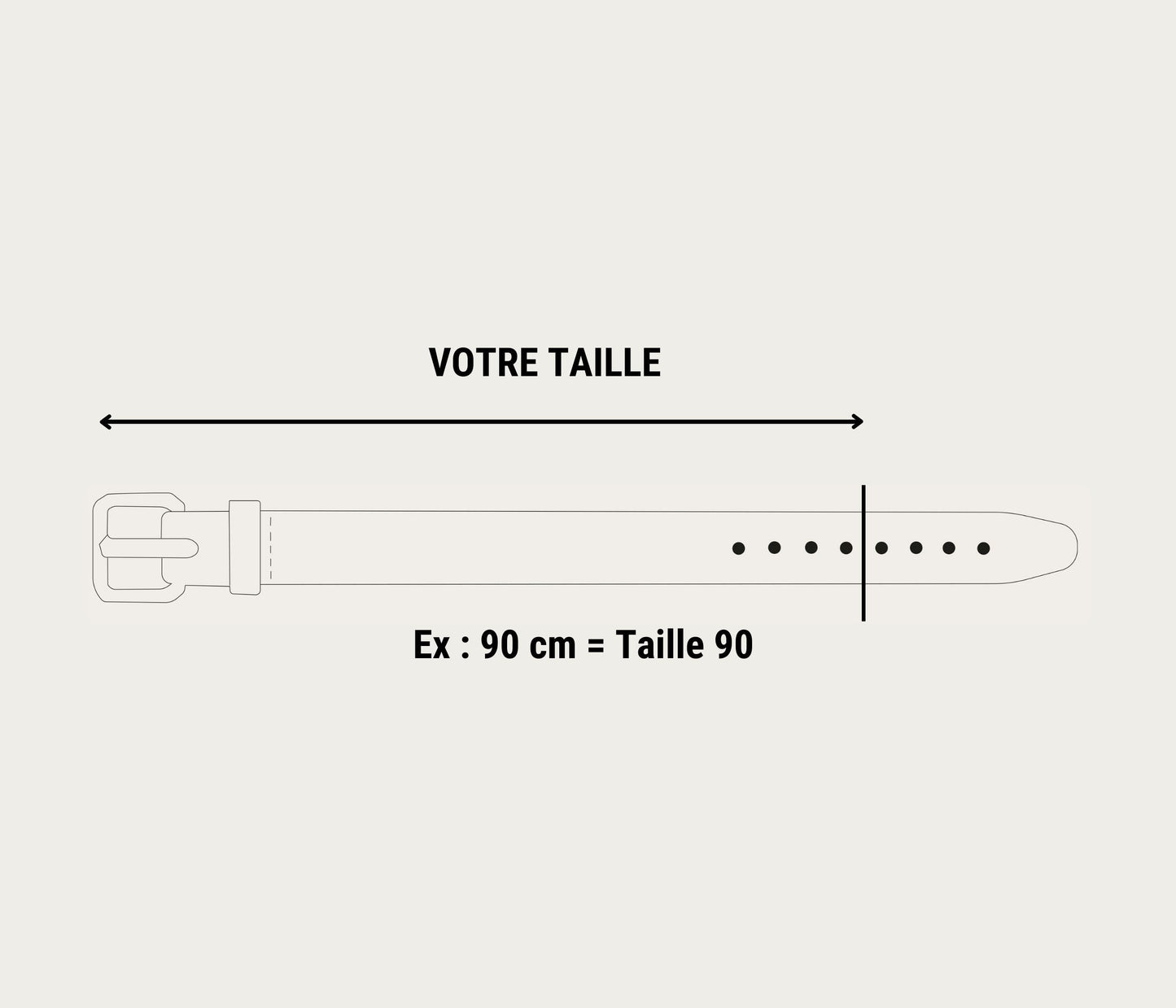 Ceinture 35mm Personnalisable
