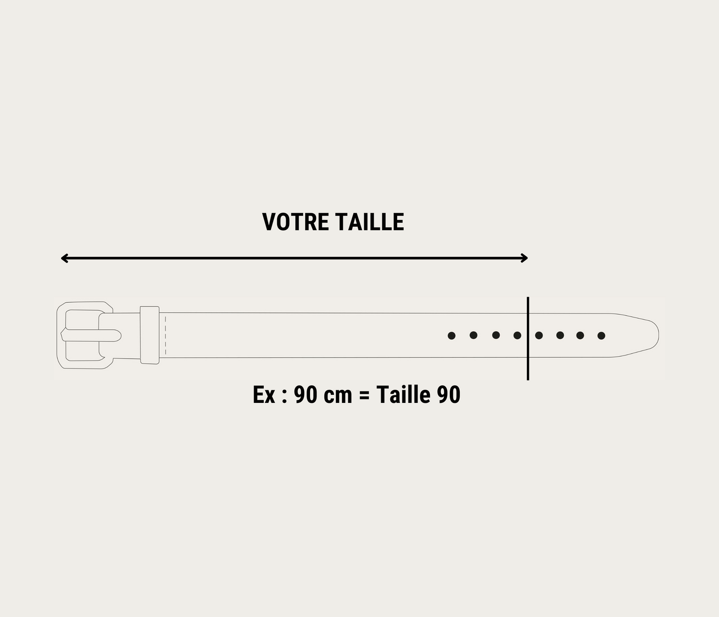 Ceinture 25mm Personnalisable