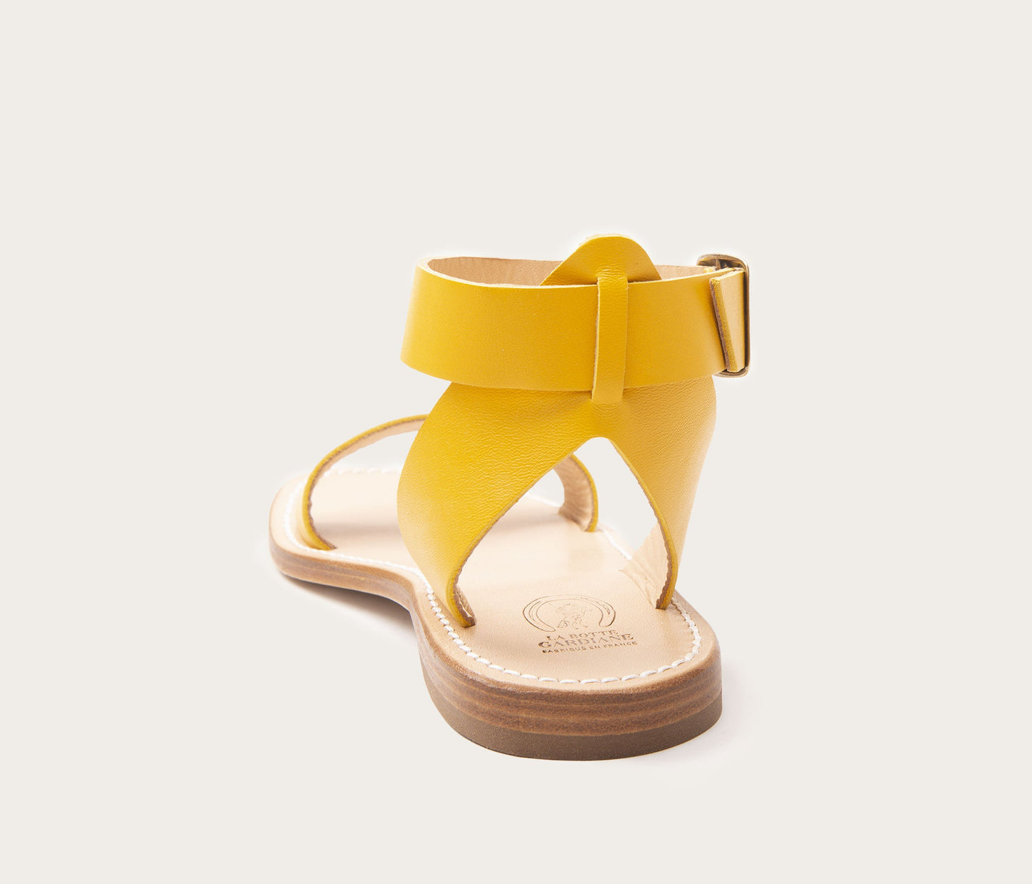 Mage Sandale Femme Jaune Soleil