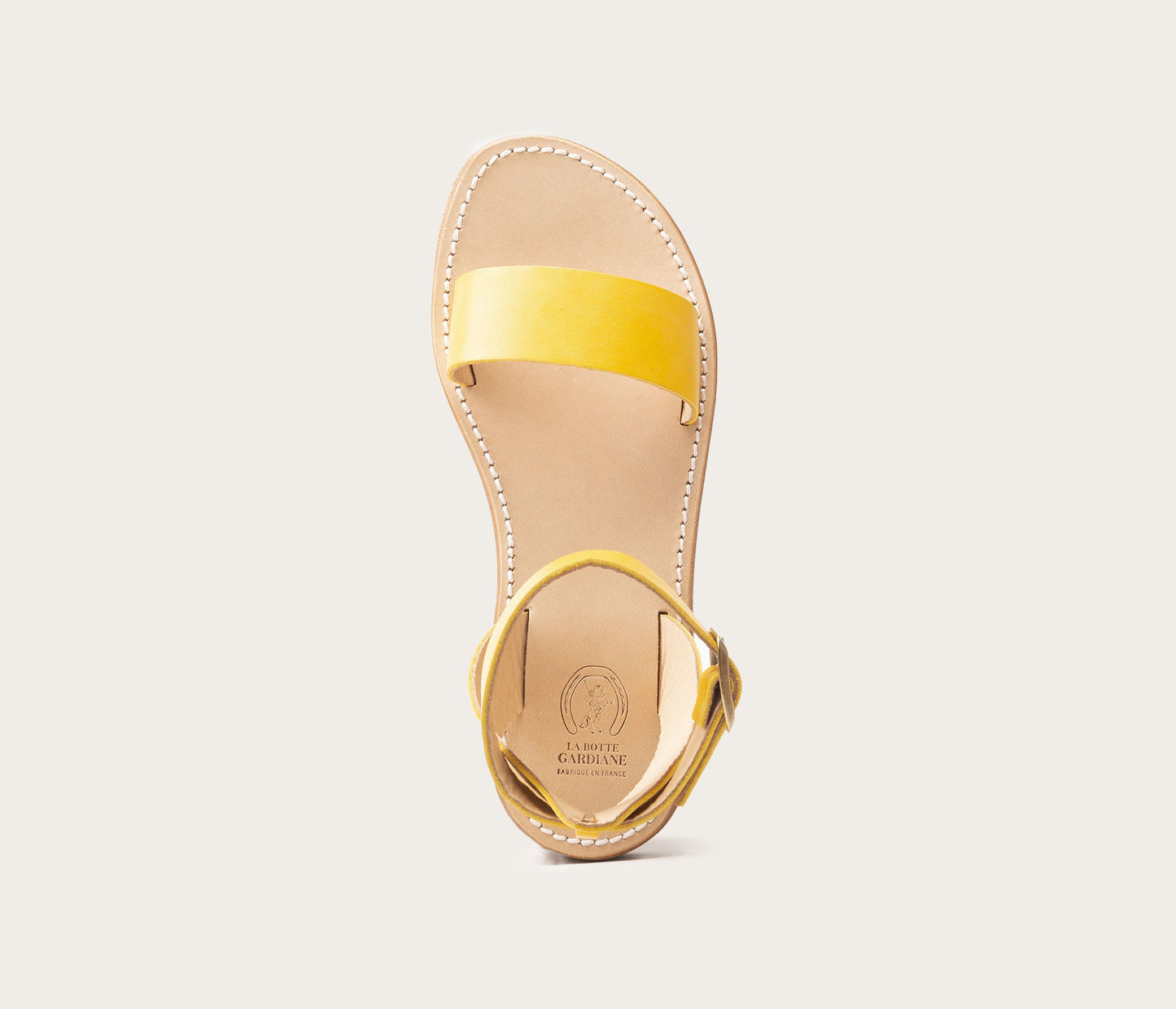 Mage Sandale Femme Jaune Soleil