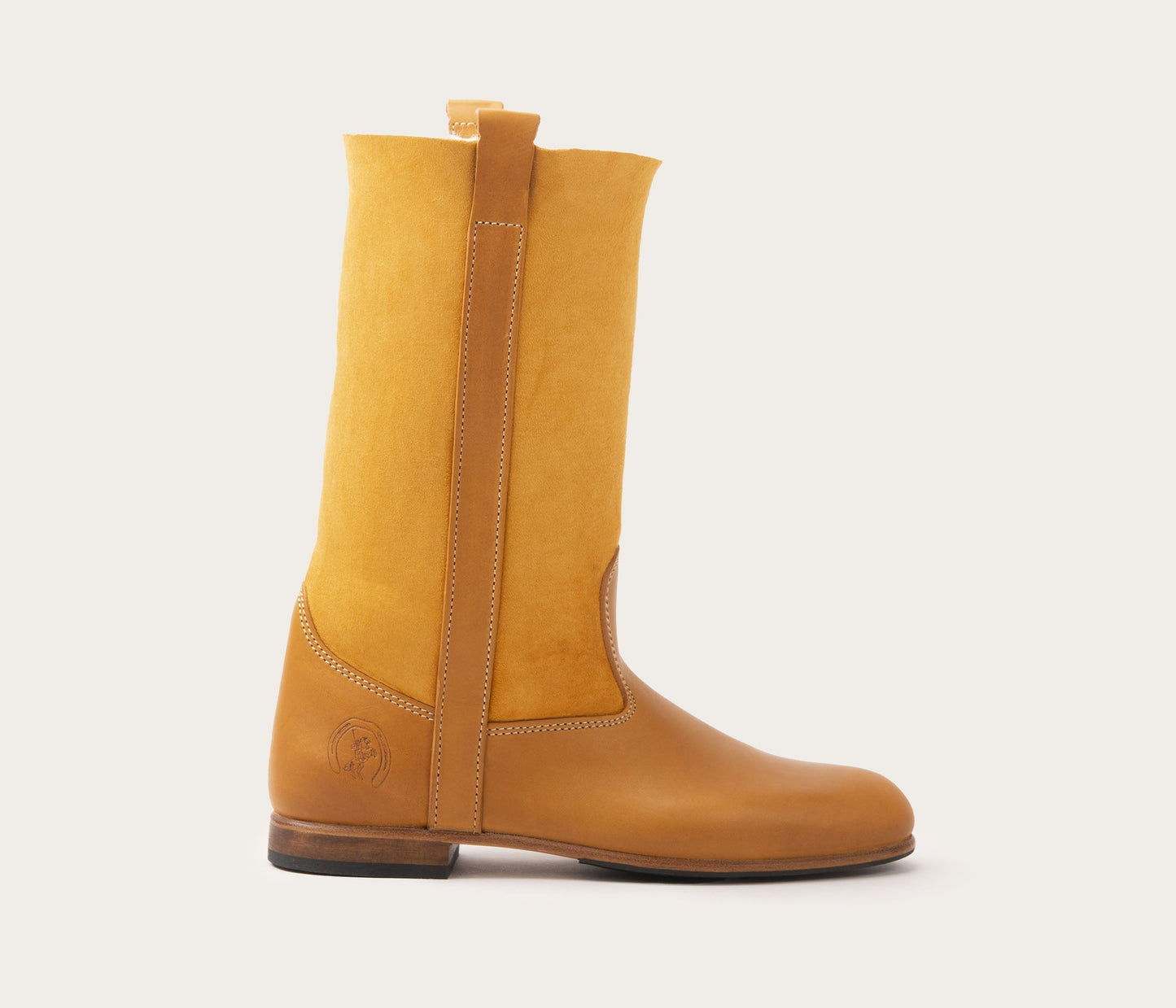 la botte gardiane bottes mouton, shearling boots, fur boots, bottes peau, bottes en cuir chaudes, botte mouton - botte en mouton femme - botte cuir naturel femme - made in France - botte camarguaise fourrée en peau de mouton