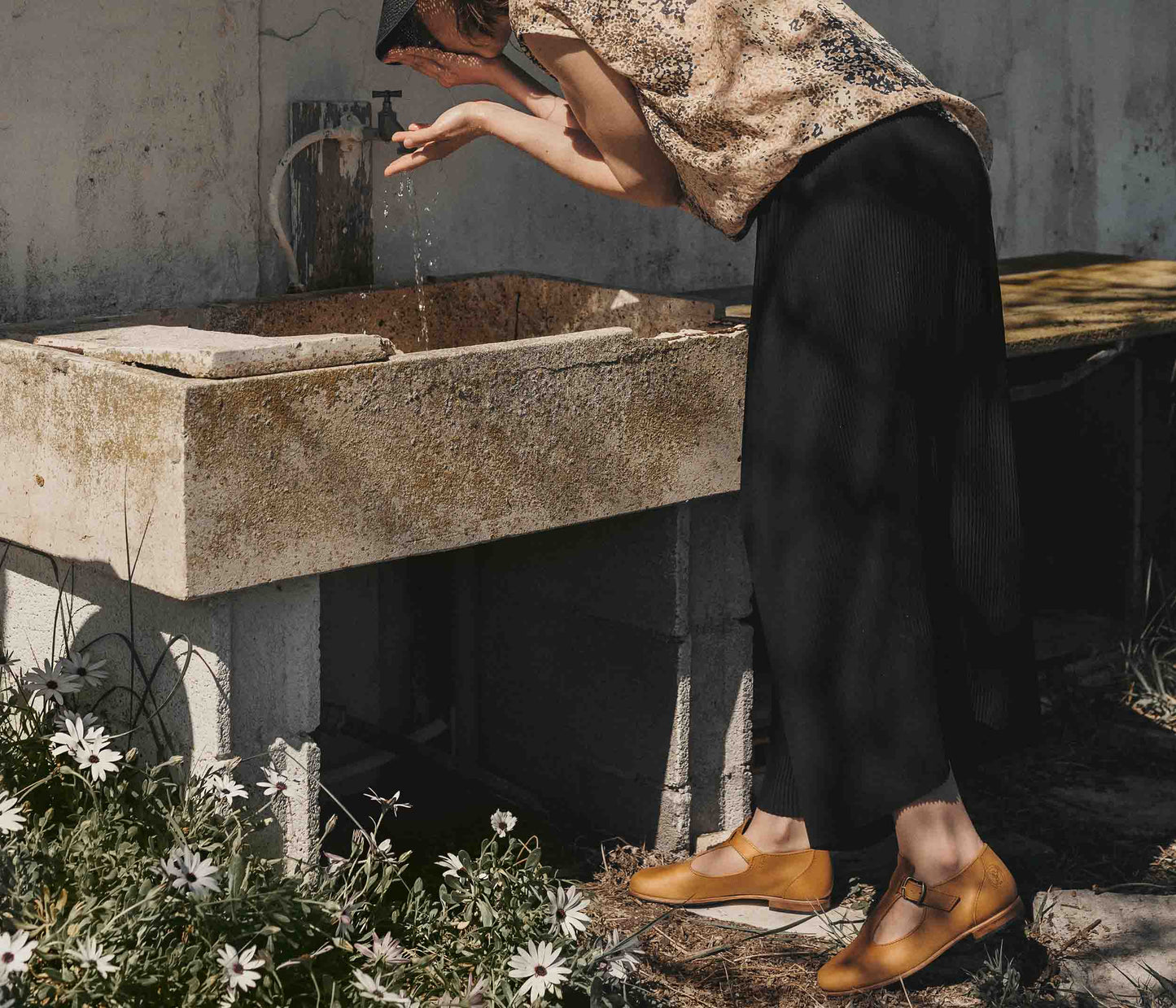 new arc, ballerine en cuir, cuir français, petite ballerine en cuir, la botte gardiane bellerine