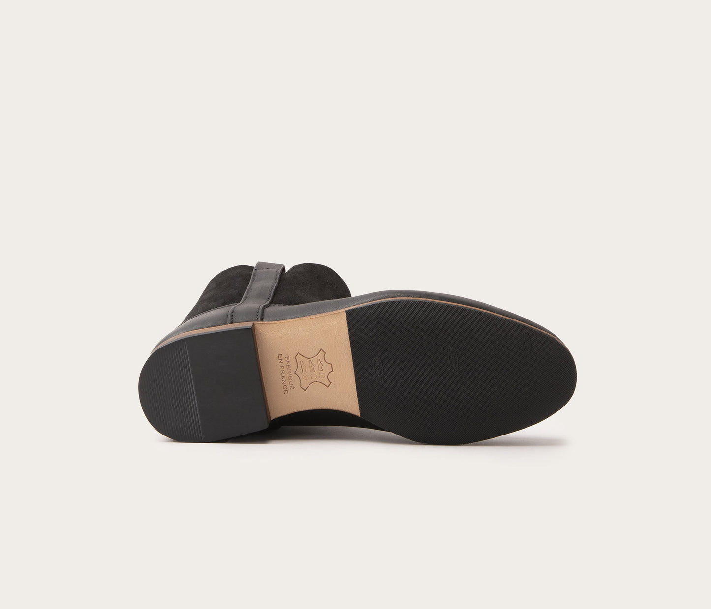 Risoul Bottine Femme Mouton Noir