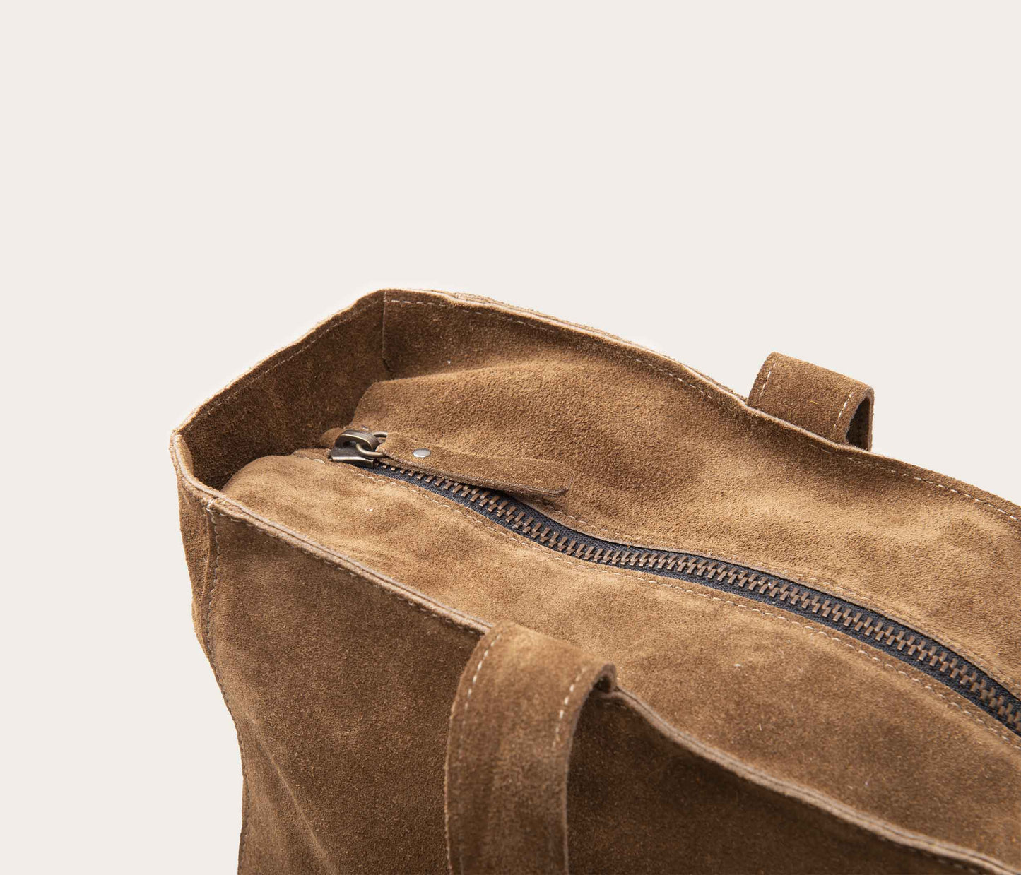 Sac Solène Tote Bag Velours Taupe