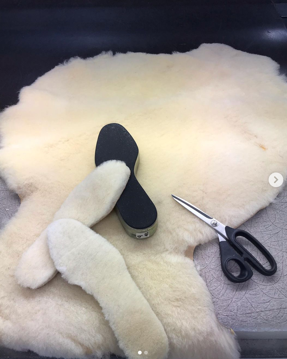 Semelles en peau de Mouton