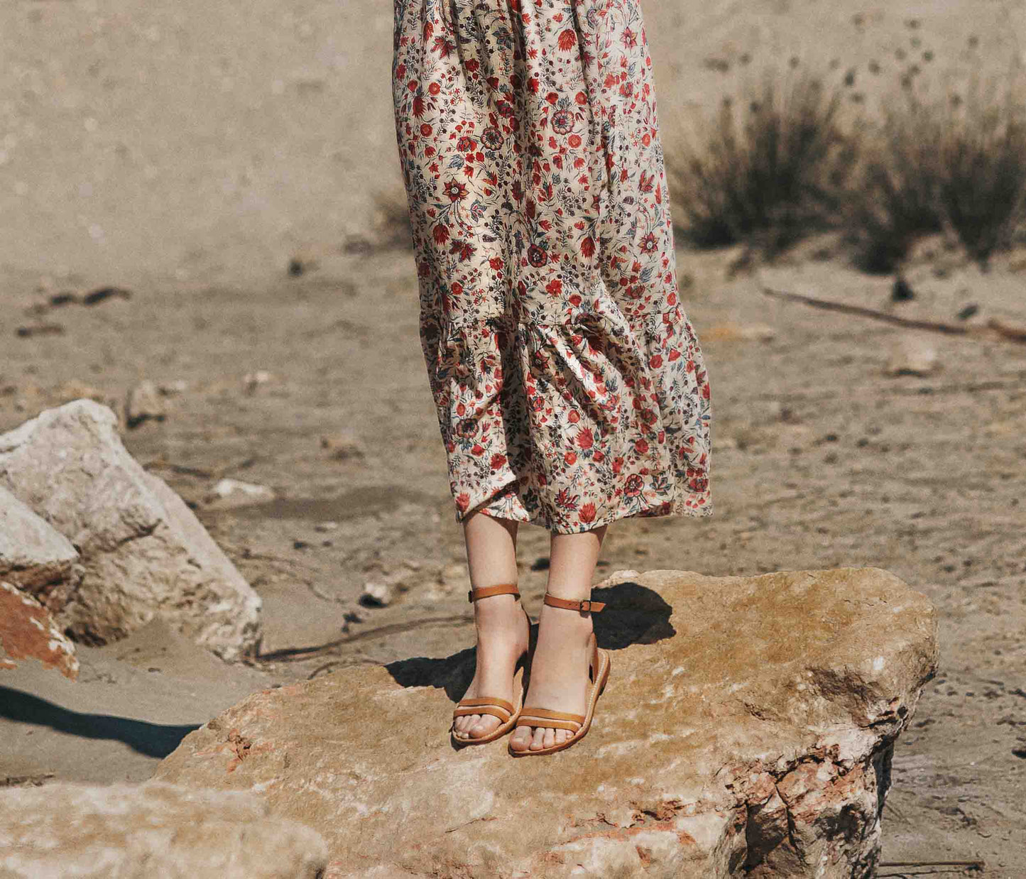 Voltaire Sandale Femme Naturel