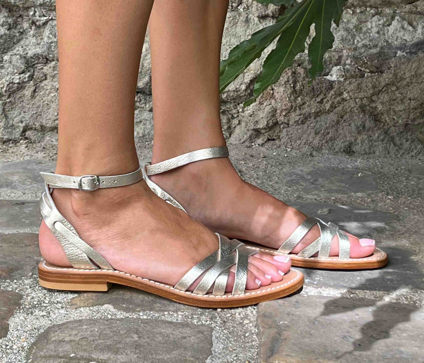 Bali Sandale Femme champagne