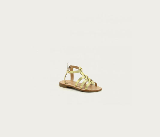 Bohême Sandale Enfant Platine