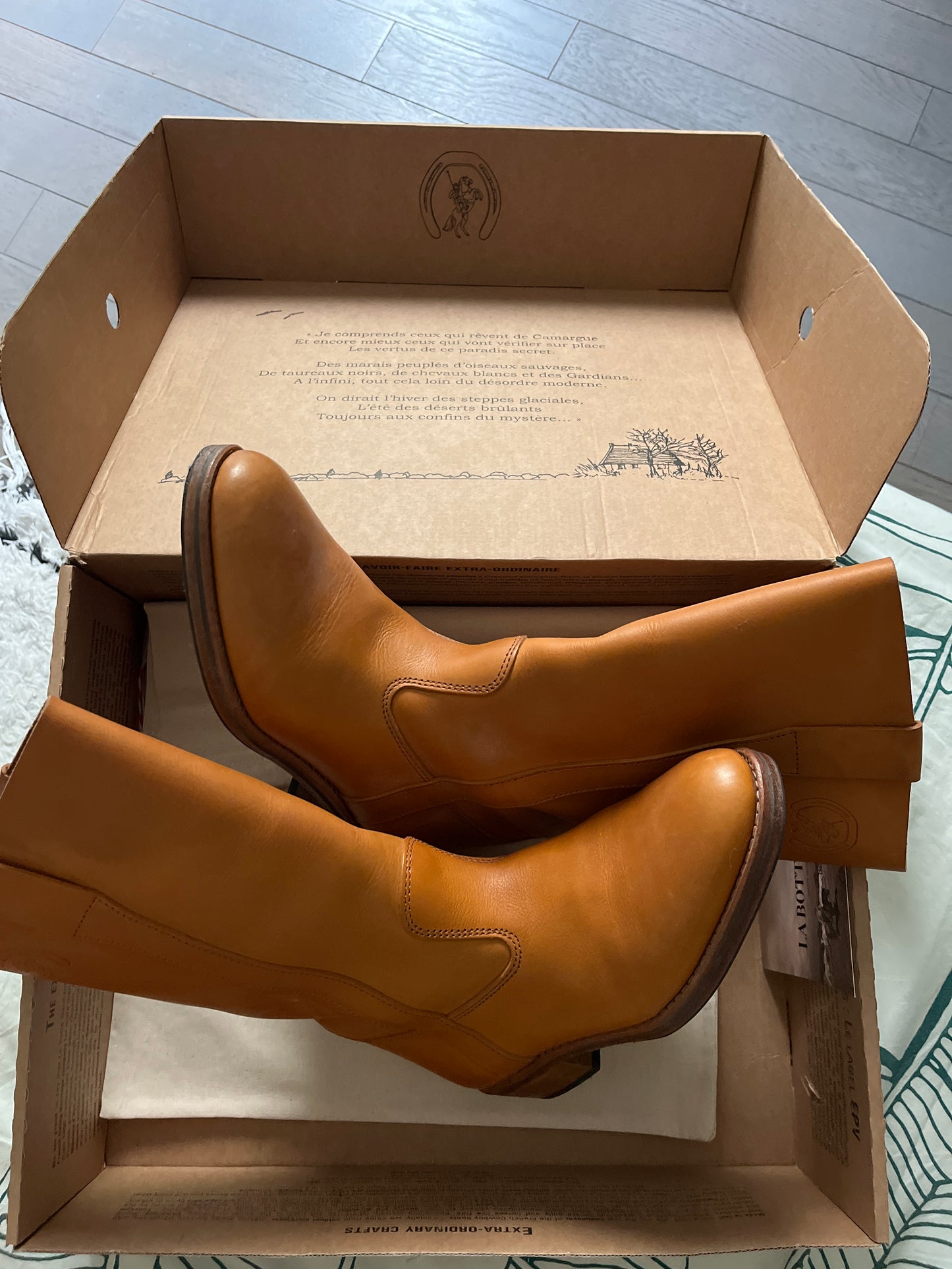GARDIAN CAMARGUE BOOTS NATURAL