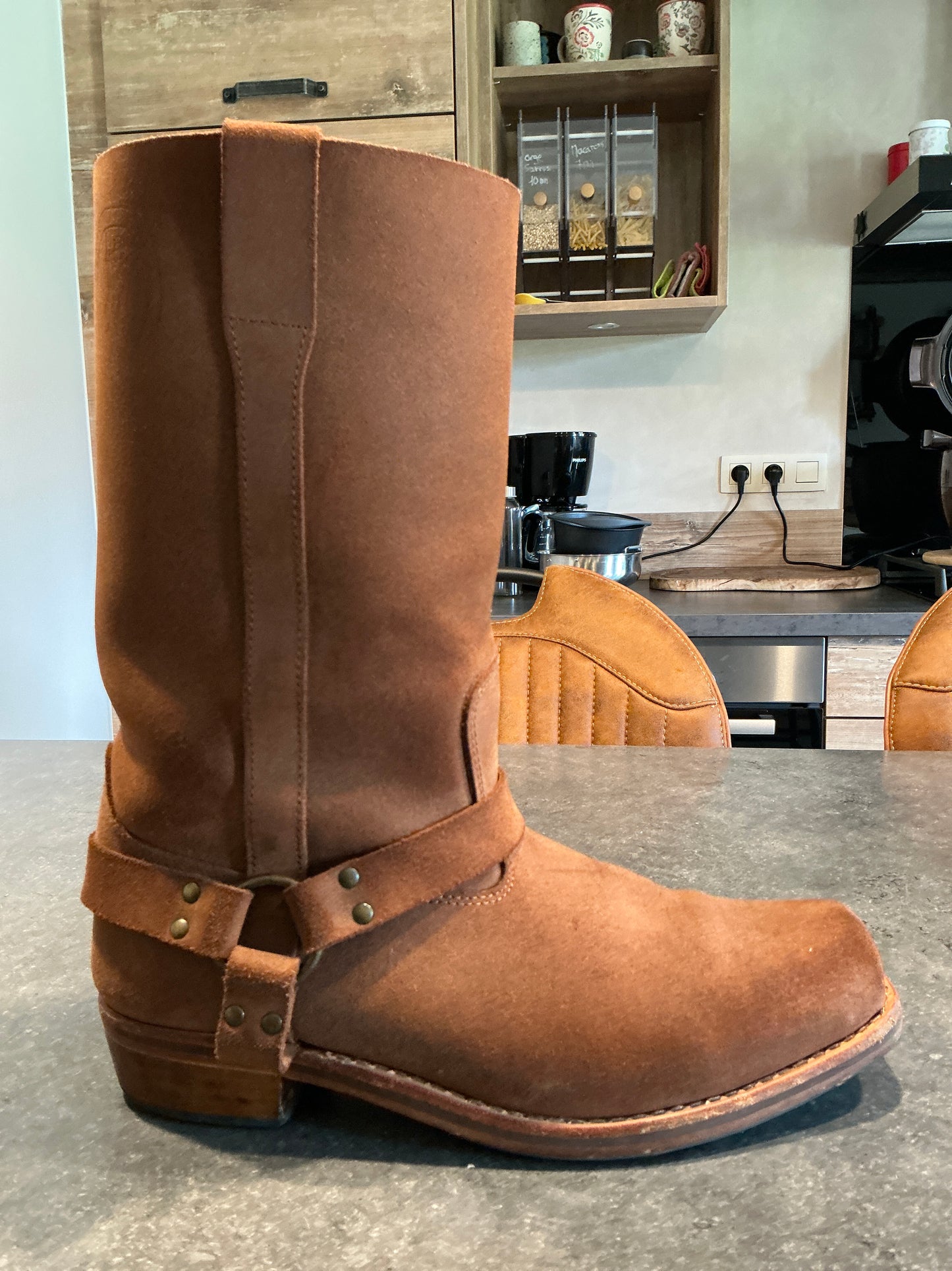 Gardian Botte Camarguaise Homme Croute Cirée