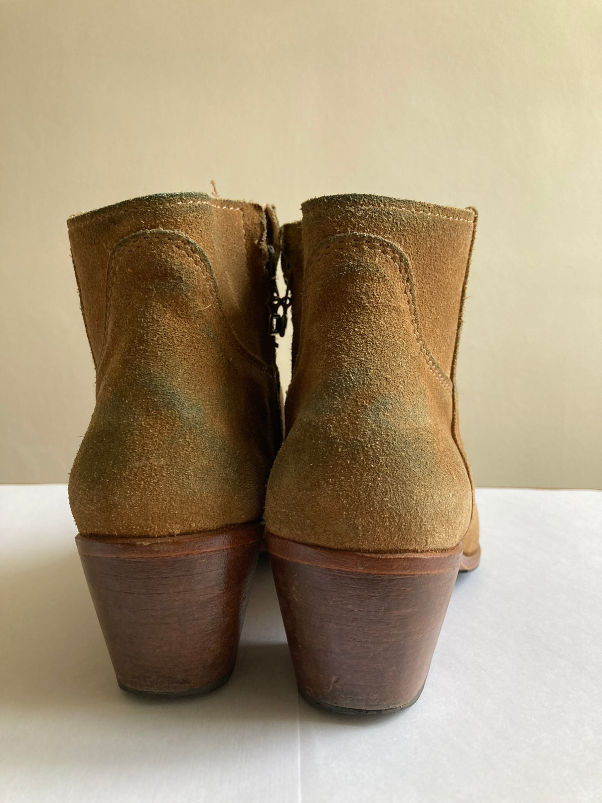 Gil Bottine Femme Velours Havane