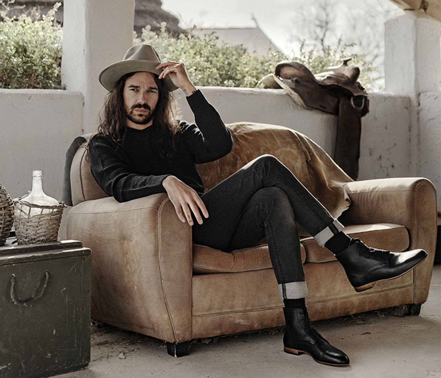 Albert Bottine Homme Souple Noir