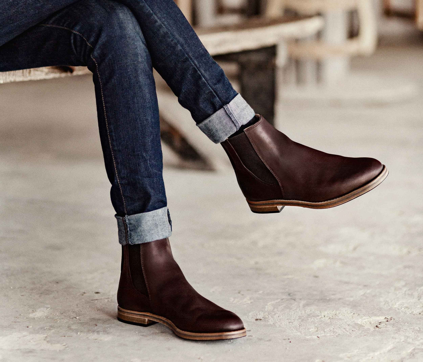 Bertrand Bottine Homme Café