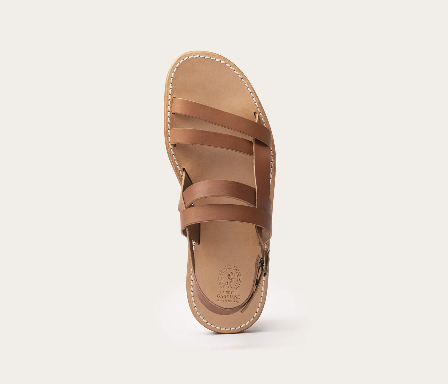 Apt Sandale Homme Marron