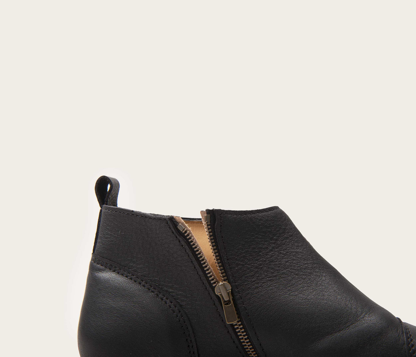 Armelle Chaussure zip Femme Souple Noir