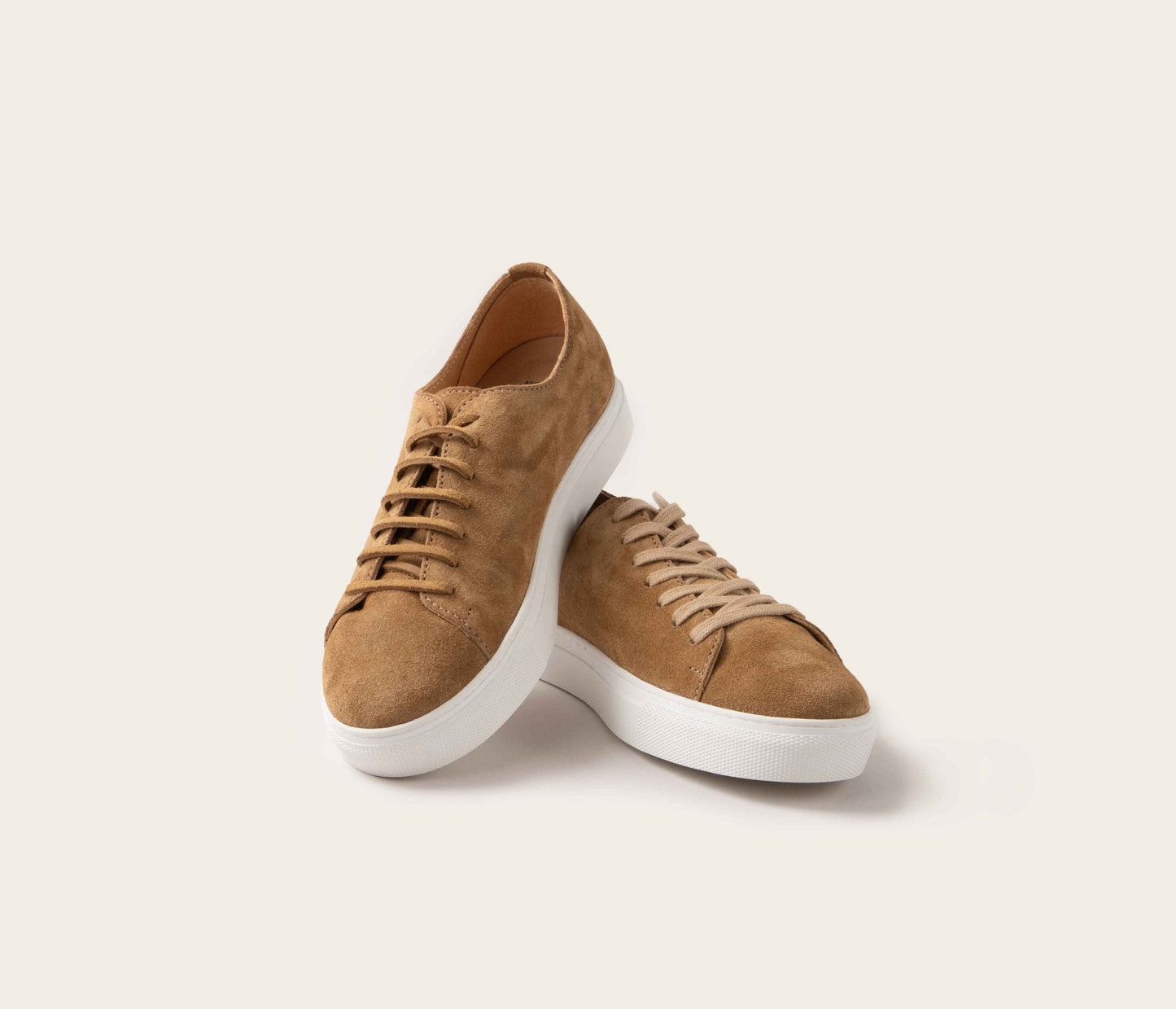 Baskets Velours Havane