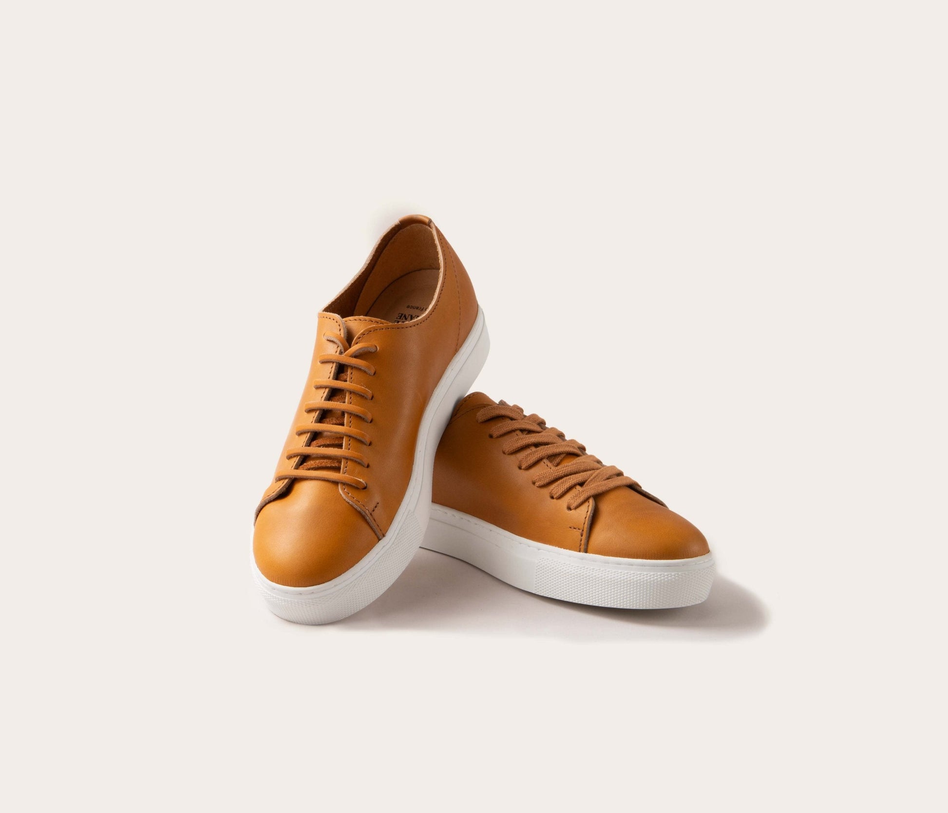 basket La Botte Gardiane paire, cuir naturel, cuir suportlo, sneakers en cuir gras, tanneries haas chaussure, label EPV