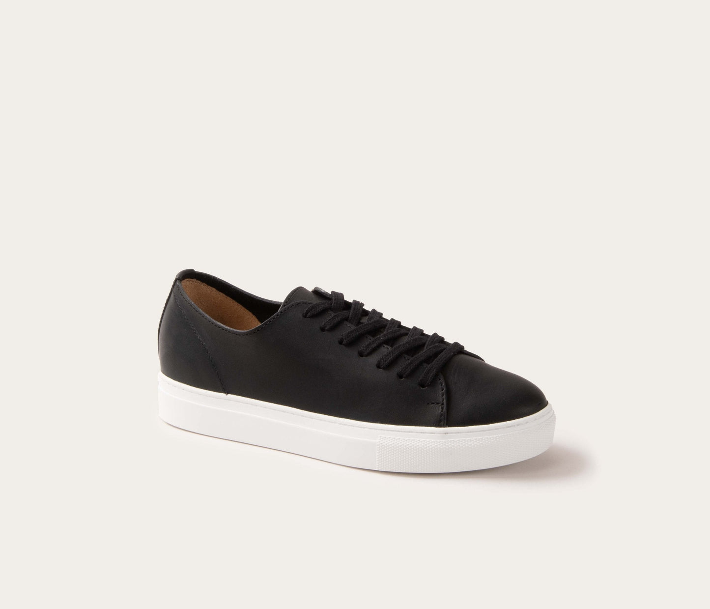 BASKET EN CUIR NOIR COTE, BASKET LA BOTTE GUARDIANE? BASKET GARDIANNE