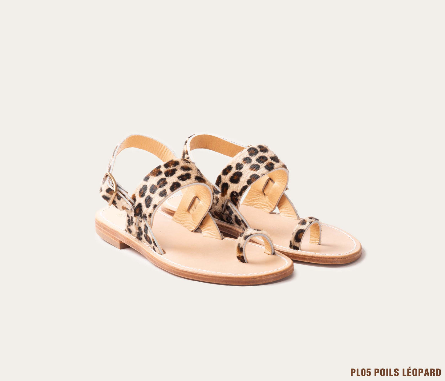 sandale léopard, leopard chaussure
