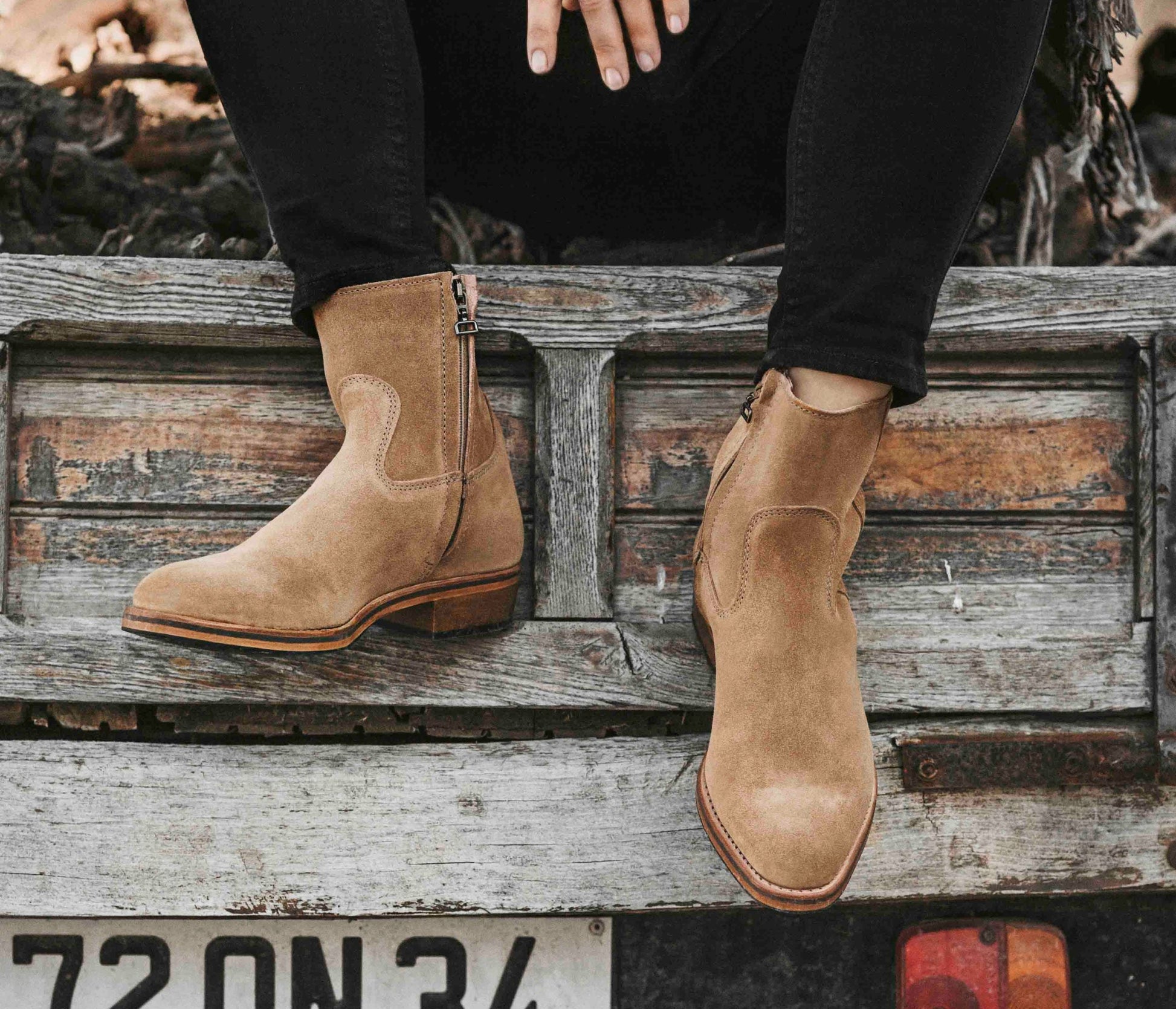 Bottines clint la botte gardiane, la botte gardianne, botte gardiane clint, bottine femme en cuir portée
