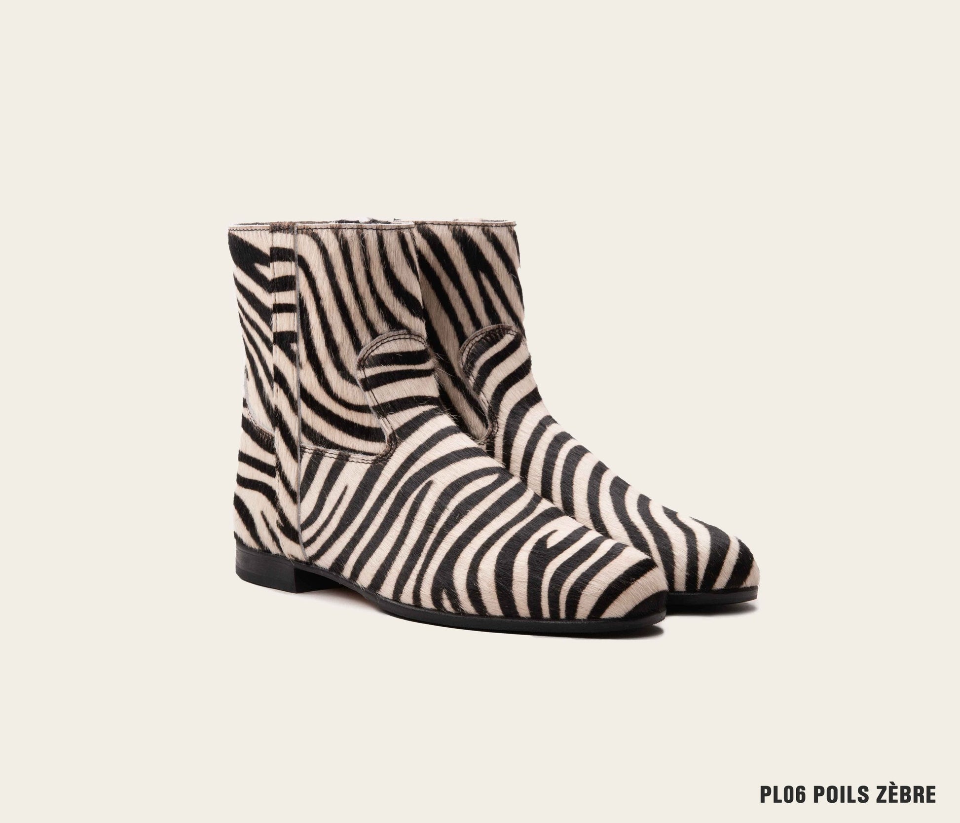 bottine cuir zebre personnalisé, bottine pour femme personnalisé, bottine pour femme, bottine sur mesure en cuir, bottine femme en cuir motif zebre, bottine personnalisé.