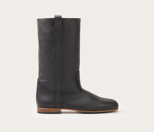 0botte cuir femme - botte en cuir noire - botte en cuir noir français - bottes la botte gardiane femme en cuir - botte en cuir souple noir - EPV La botte gardiane - botte camarguaise noire - botte camarguaise noire femme - botte camarguaise en cuir -