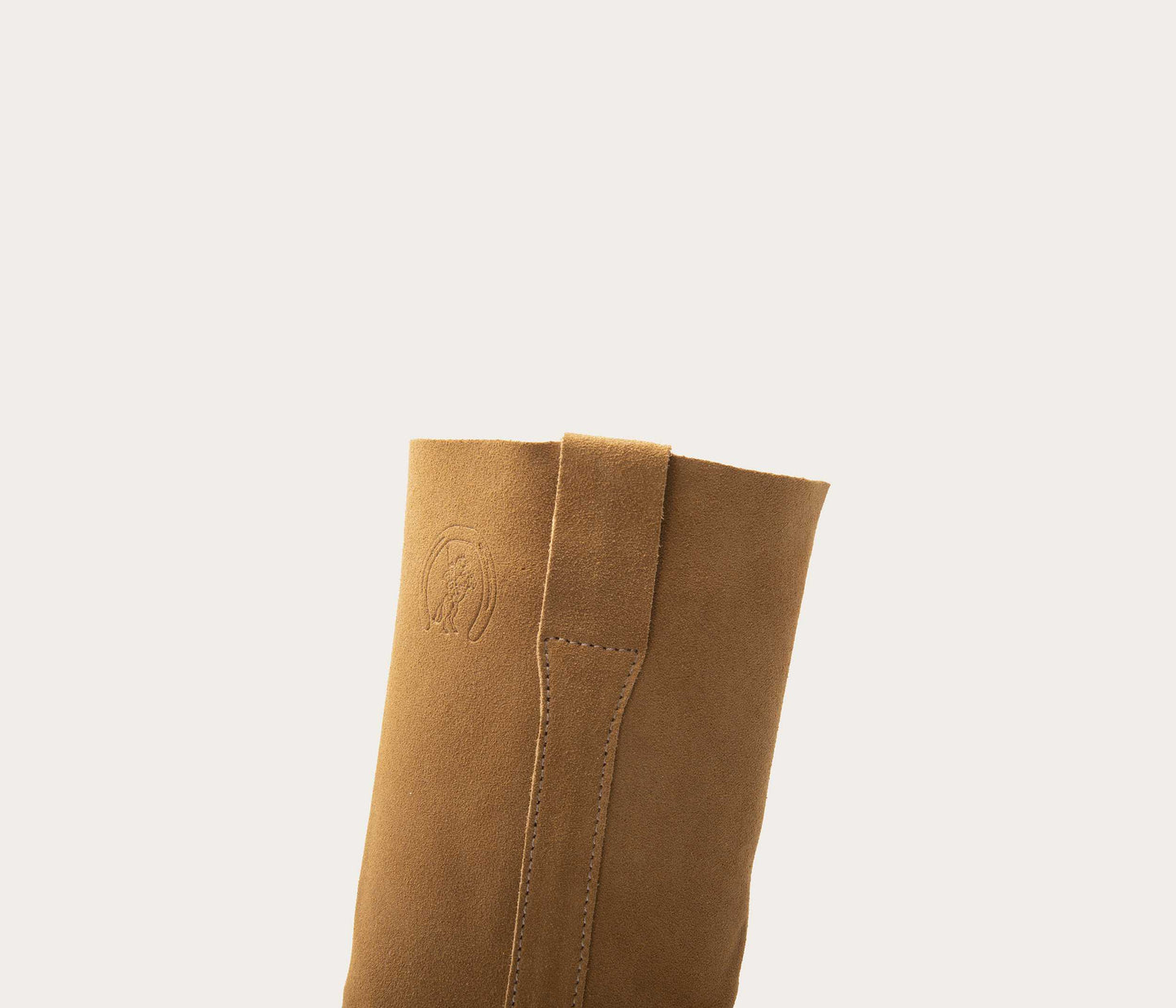 Gardian Paris Botte Femme Velours Havane