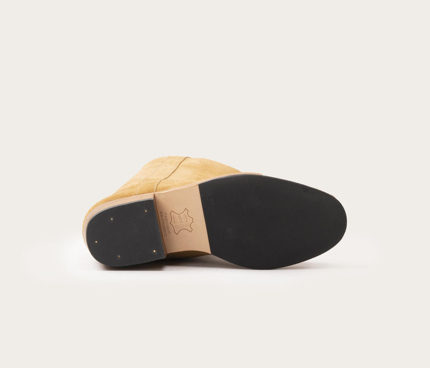 Gardian Paris Botte Femme Velours Havane