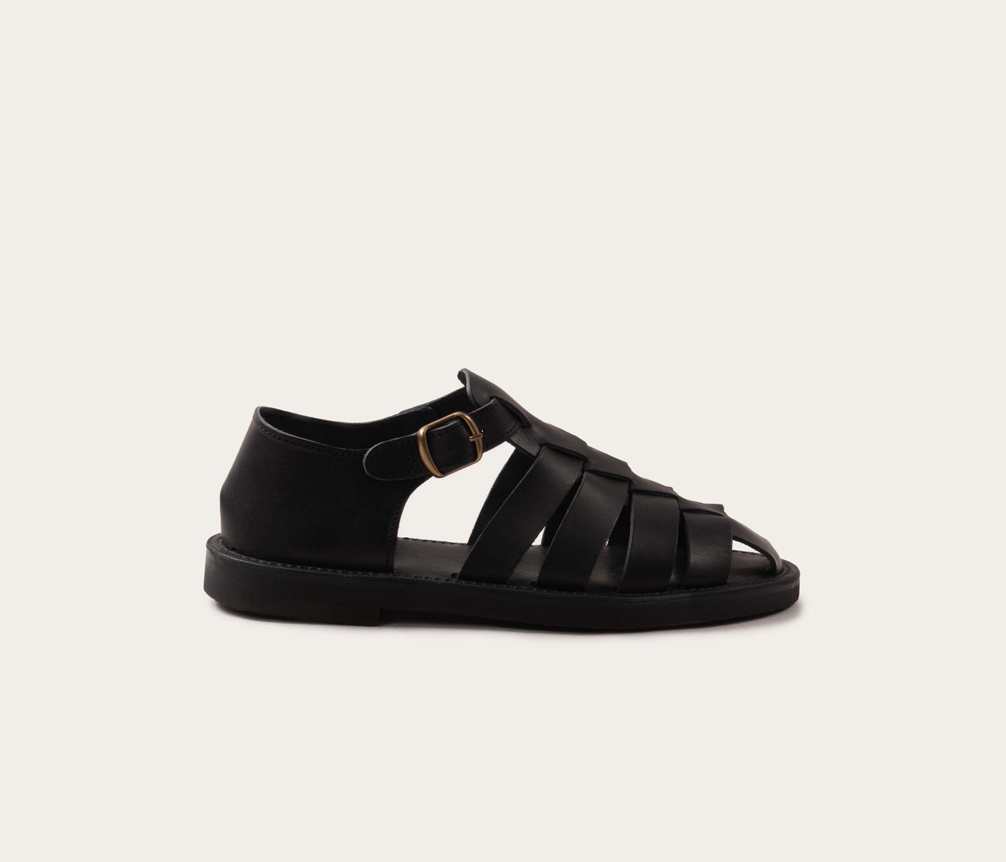Geronimo Men's Full Ebony Sandal