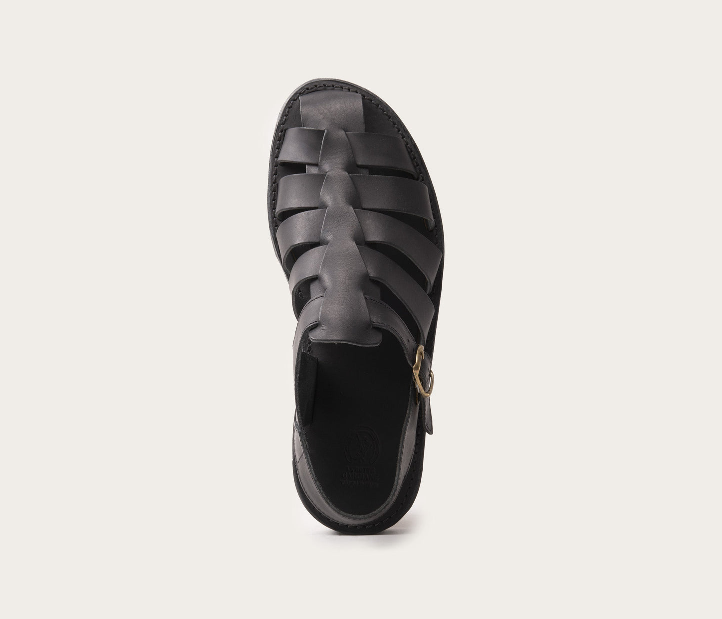 Jérôme Men's Full Ebony Sandal