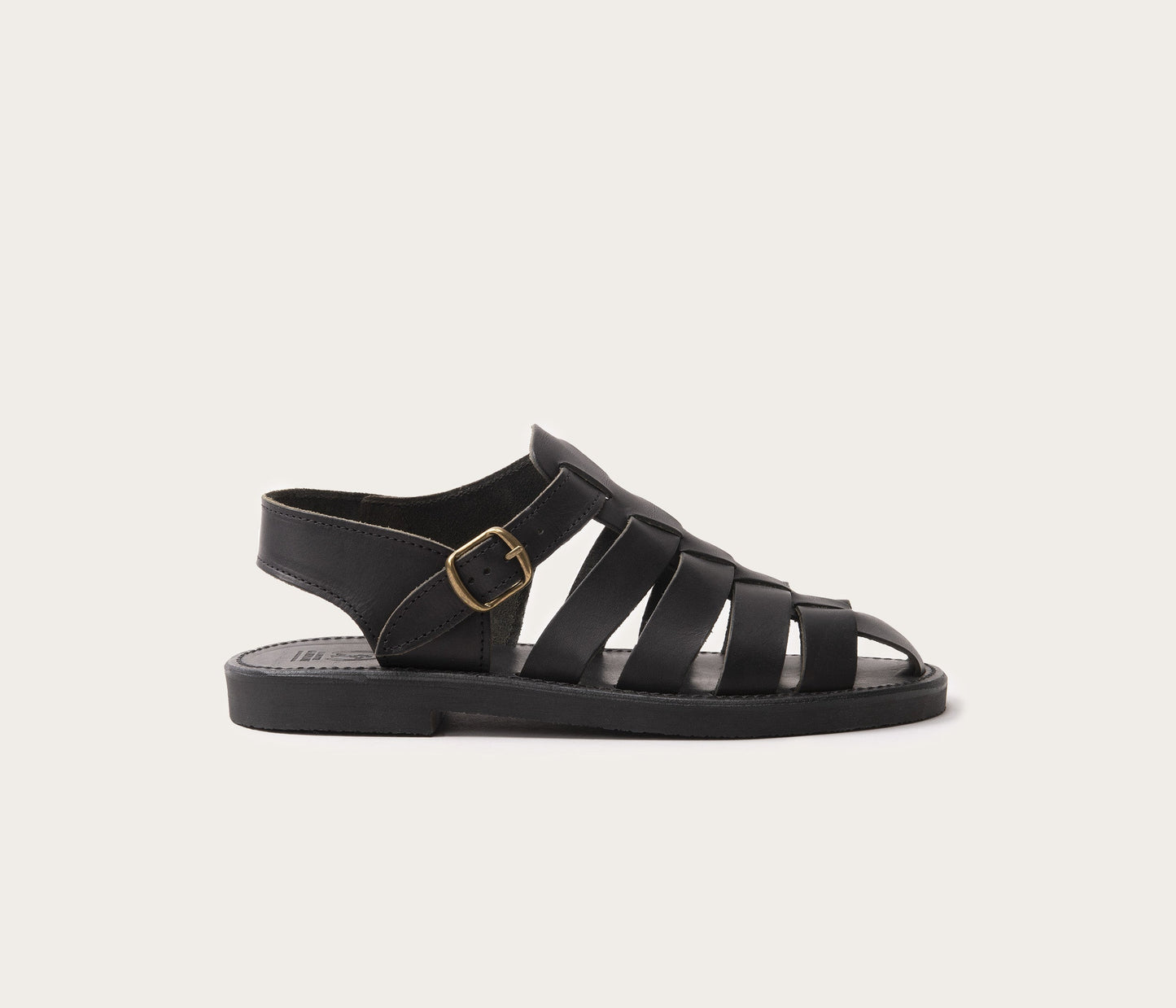 Jérôme Men's Full Ebony Sandal