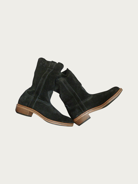 Bottes mod. Gardian en velours noir