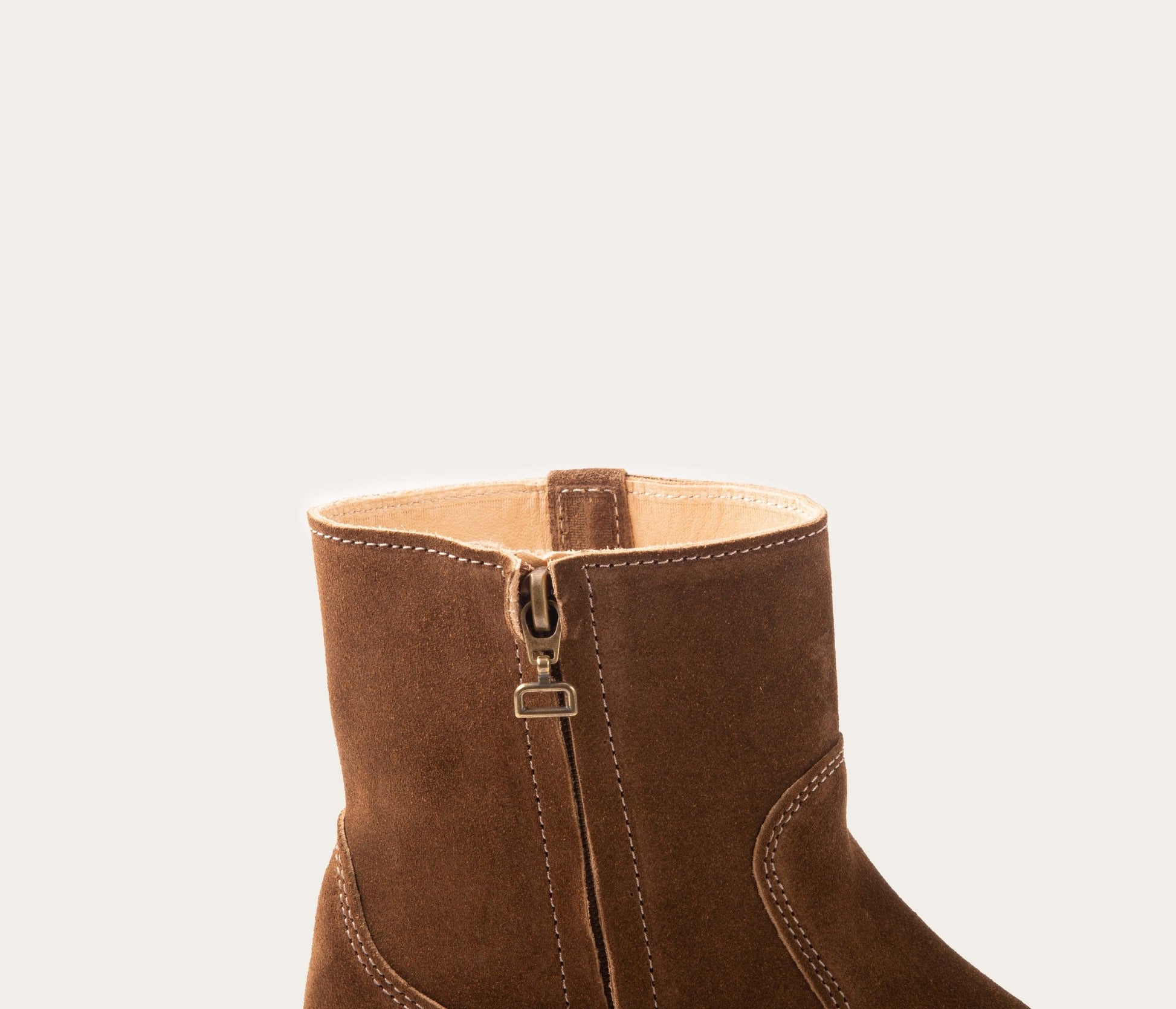 boots homme velours taupe, boots daim homme, boots zip homme, bottine homme avec zip