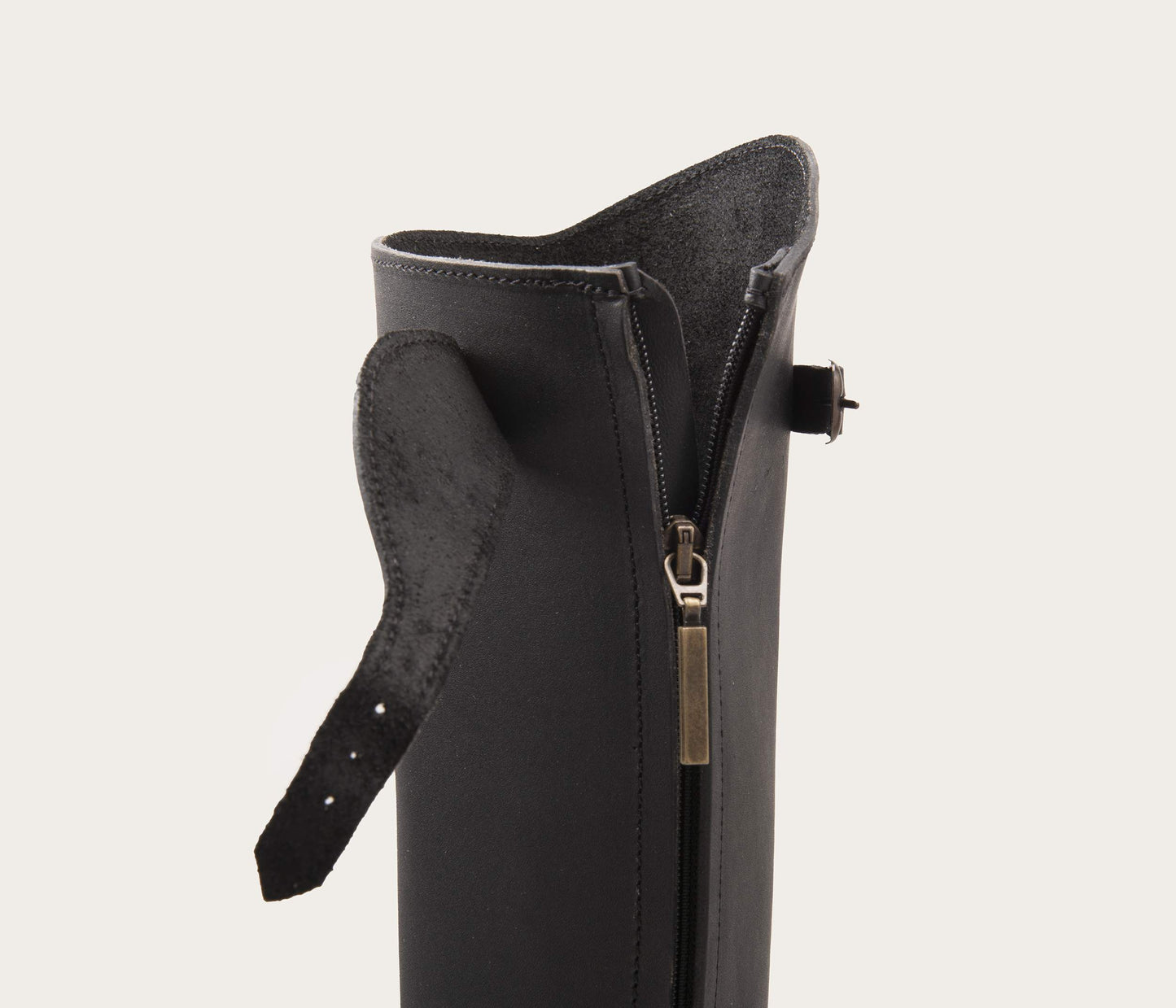 Cavalière Zip Botte Noir